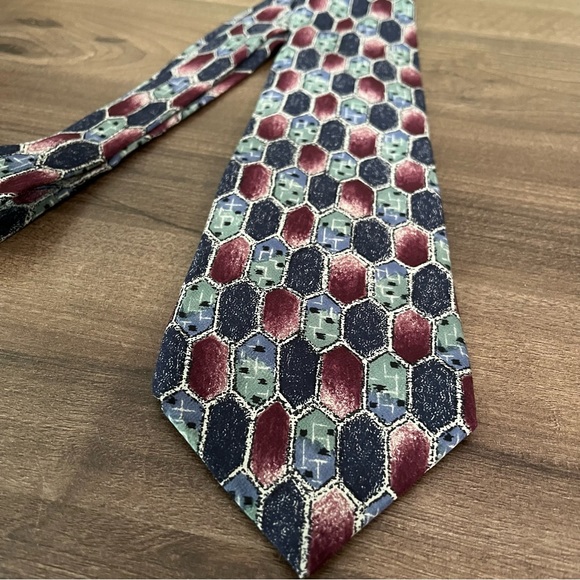 Christian Dior Silk Vintage Abstract Tie - Picture 5 of 8